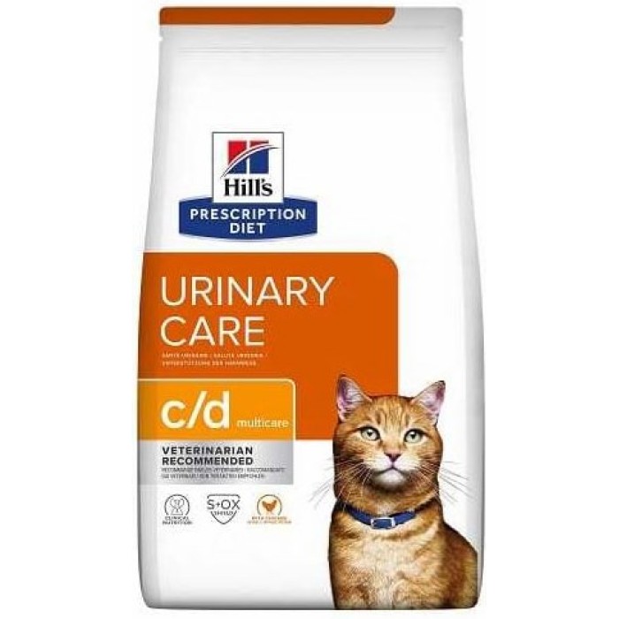 Hills PD Feline C/D - для кошек при мочекаменной болезни с курицей - 8 кг