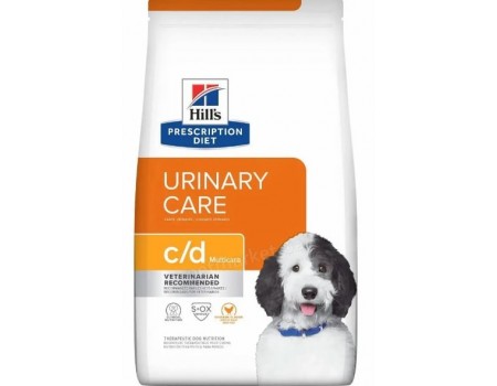 Hills PD Canine C/D - для собак при мочекаменной болезни - 12 кг