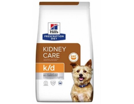 Hills  PD Canine K/D - При болезнях почек, почечной недостаточности, сердечной недостаточности - 1.5 кг
