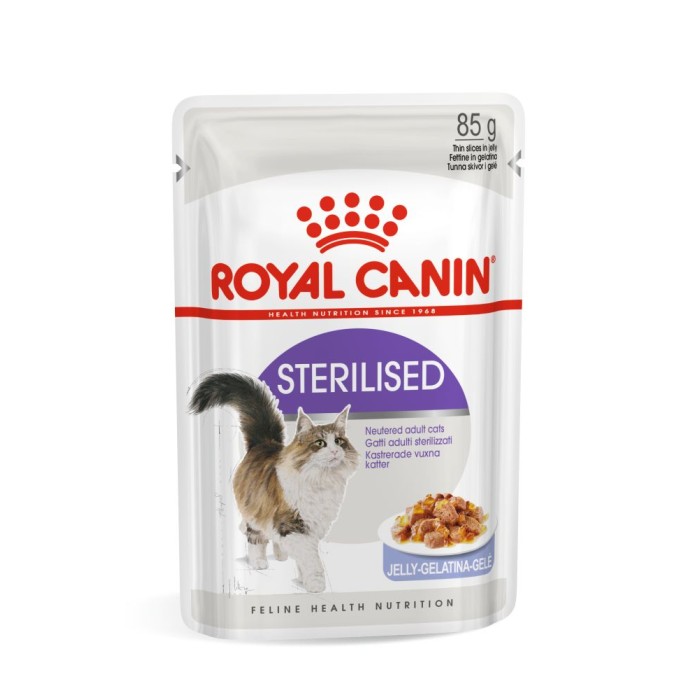 Вологий корм для дорослих стерилізованих котів ROYAL CANIN STERILISED IN JELLY 0.085 кг