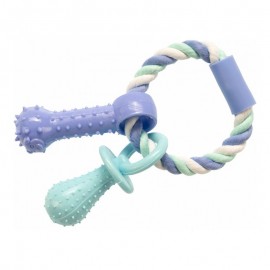 Іграшка GimDog Дент Плюс мотузка/кільце з термопластичною гумою 15 см..