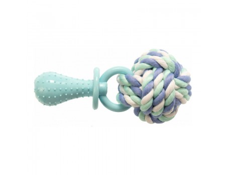 Іграшка GimDog Дент Плюс мотузка/вузол з термопластичною гумою 14 см/6.6 см