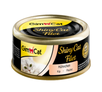 Консерви для кішок Gimcat Shiny Cat Filet Gimpet Курча з манго 70г..