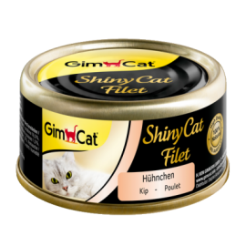 Консервы для кошек Gimcat Shiny Cat Filet Gimpet Цыпленок с манго 70г..