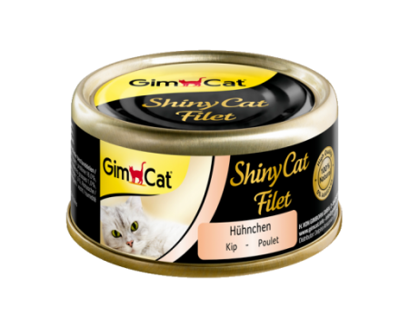 Консервы для кошек Gimcat Shiny Cat Filet Gimpet Цыпленок с манго 70г