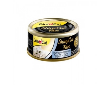 Shiny Cat Filet k 70g тунец и анчоус