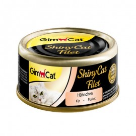 Консерви Gimpet Shiny Cat Filet для кішок курка 70г..