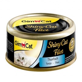 Консервы Gimpet Shiny Cat для кошек тунец 70г..