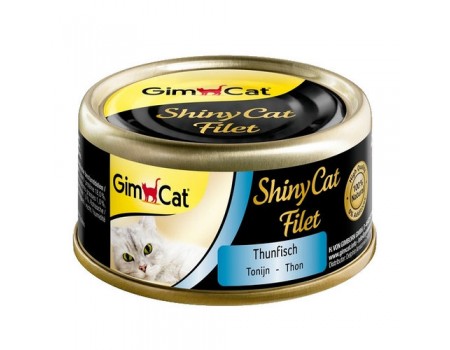 Консервы Gimpet Shiny Cat для кошек тунец 70г