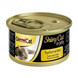 Консерви Gimpet Shiny Cat для кішок тунець та сир 70г..