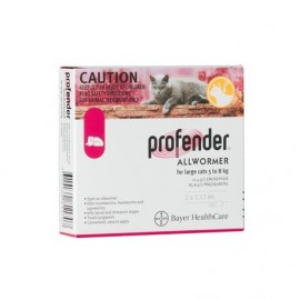 Bayer Profender Spot-On (Профендер) капли для  кошек весом от 5 кг до ..