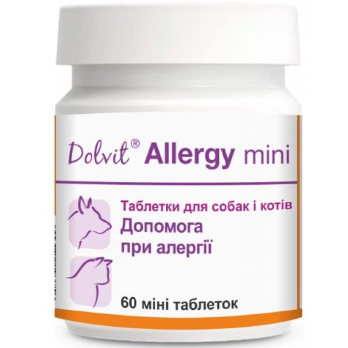 Dolfos Dolvit Allergy - харчова добавка Дольфос Долвіт Аллерджі для боротьби з алергією 60 міні таб