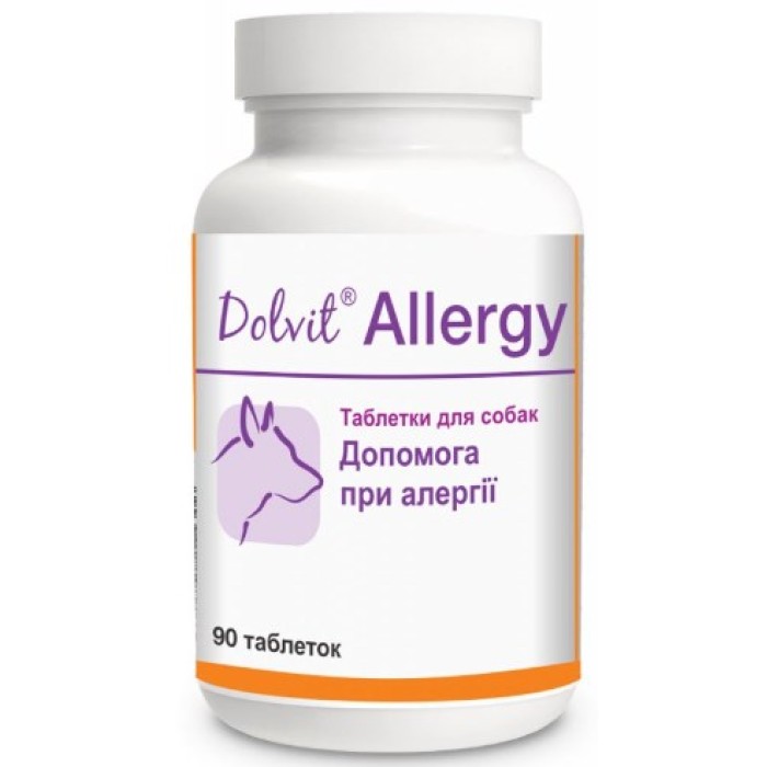 Dolfos Dolvit Allergy - харчова добавка Дольфос Долвіт Аллерджі для боротьби з алергією 90 таб