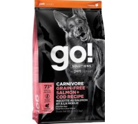 Go! Solutions Carnivore: Grain Free Salmon + Cod - Гоу! Сухой корм для..