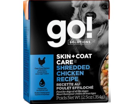 GO! SKIN + COAT Chicken Recipe DF - Гоу! Сухий корм для собак з куркою 11,4 кг