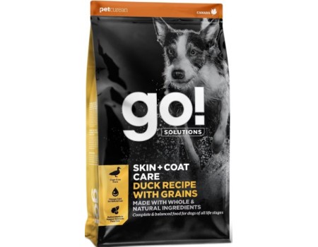 GO! SKIN+COAT Duck Recipe WG DF - Гоу! Сухой корм для собак уткой 1,6 кг