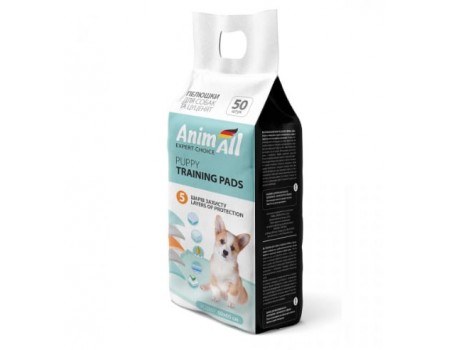 AnimAll Training Pads - пеленки ЭнимАл для собак 60 х 60 см. 50шт