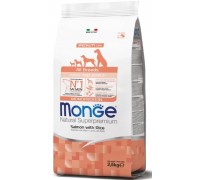 MONGE SPECIALITY LINE ALL BREEDS PUPPY & JUNIOR SALMONE AND RICE Корм ..