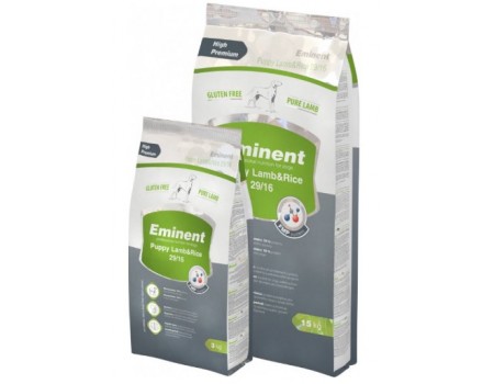 Eminent Puppy Lamb and Rice 29/16 - корм Емінент з ягнятком для цуценят всіх порід, 15 кг