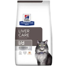 Hills PD Feline L/D - для кошек при заболеваниях печени - 1,5 кг