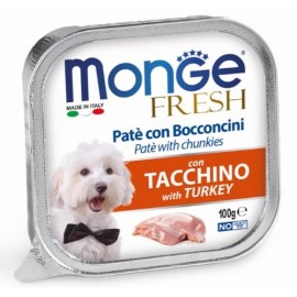 Monge Dog Fresh консервы для собак индейка, 100 г..