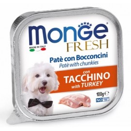 Monge Dog Fresh консервы для собак индейка, 100 г