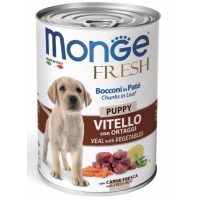 Monge Dog Fresh Puppy консервы для щенков телятина с овощами, 400 г