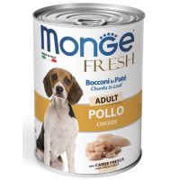 Monge Dog Fresh консервы для собак курица, 400 г