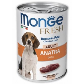 Monge Dog Fresh консервы для собак утка, 400 г