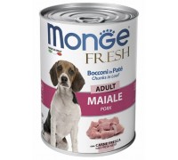 Monge Dog Fresh консервы для собак свинина, 400 г..