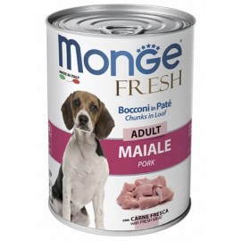 Monge Dog Fresh консервы для собак свинина, 400 г..