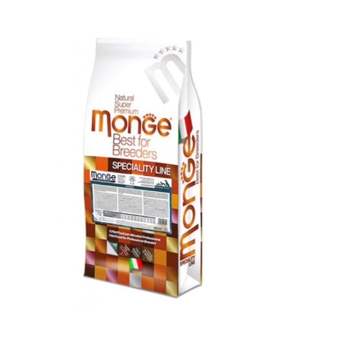 MONGE SPECIALITY LINE ALL BREEDS ADULT HYPOALLERGENIC SALMONE & TUNA Гіпоалергенний корм з лососем та тунцем для дорослих собак усіх порід, 15 кг