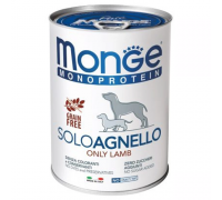 Monge Dog SOLO 100% ягненок,  монопротеиновое питание для взрослой соб..
