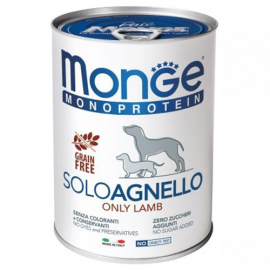 Monge Dog SOLO 100% ягненок,  монопротеиновое питание для взрослой соб..