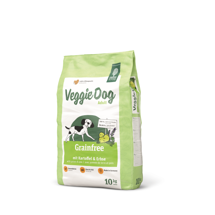Сухий корм для собак Green Petfood VeggieDog Grainfree, вегітаріанський, беззерновий, картопля і горох, 10 кг