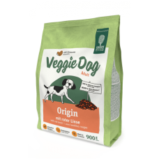 Сухий корм для собак Green Petfood VeggieDog Origin, вегітаріанський, безглютеновий, червона сочевиця, 900 г