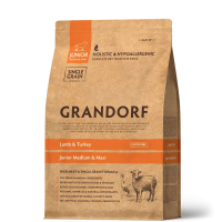Grandorf Lamb and Brown Rice Junior - Грандорф Сухой корм с ягненком и индейкой для юниоров с 4х месяцев 1кг