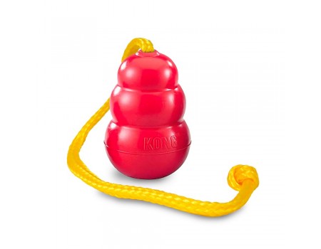 Игрушка KONG Classic груша-кормушка с веревкой для собак больших и гигантских пород, XL