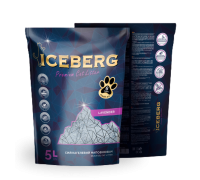 ICEBERG - Наполнитель силикагелевый для кошачьего туалета, с ароматом ..