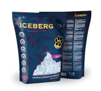 ICEBERG - Наповнювач силікагелевий для котячого туалету, з ароматом ла..