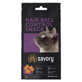 Лакомство для поощрения кошек Savory Snack Hair-ball Control, подушечк..