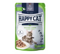 Вологий корм Happy Cat MIS Culinary Weide-Lamm - з ягням для котів (шм..