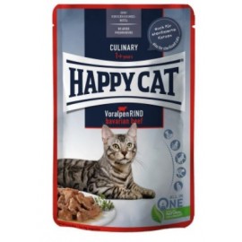 Вологий корм Happy Cat MIS Culinary Voralpen-Rind - з яловичиною для к..