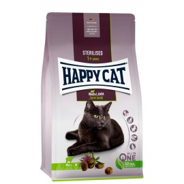 Happy Cat Adult Sterilised Weide-Lamm 4кг для стерилизованных кошек с ..