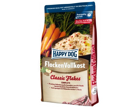 Happy Dog FLOCKEN VOLLKOST суміш із злаків, трав та овочів - корм для собак та цуценят - 10 кг