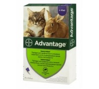 Bayer Advantage 80- для котов весом, от 4кг до 8кг 1пипетка..