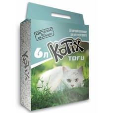 Kotix Tofu Classic - соевый наполнитель Котикс Тофу Классик для кошачьего туалета 6л