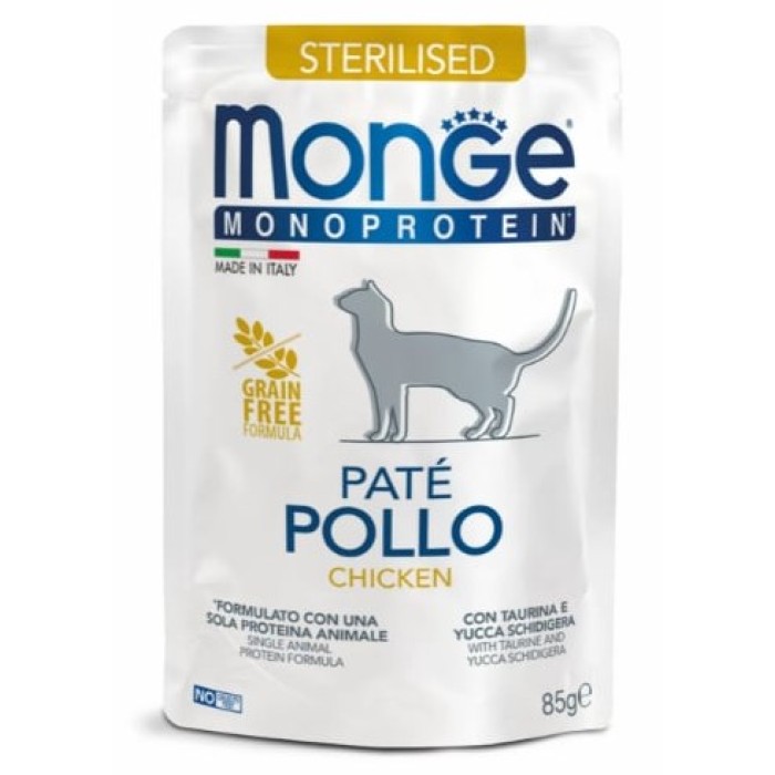 Monge Cat MONOPROTEIN Sterilised курка, паштет 85 гр