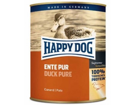 Happy Dog Duck Pure - консерви Хепі Дог з качкою для собак, 800 г