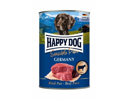 Happy Dog Beef Pure - Консервированный корм с говядиной для собак всех пород, 800 г